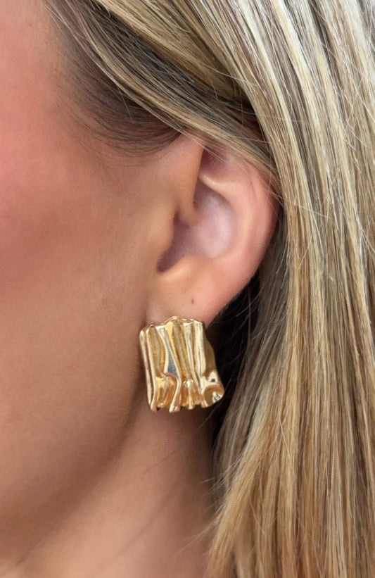 Swayzie Gold Geometric Earrings