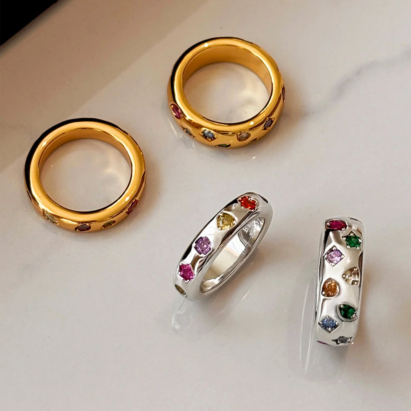 Textured Band Ring