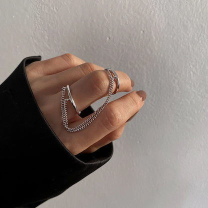 Zaniyah Layered Chain Ring