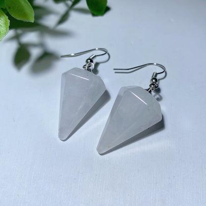 Mixed Crystal Arrow Head Spiritual Earrings | Healing Sounds