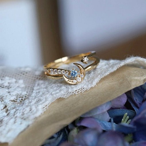 Moon Star Sonata Ring Set
