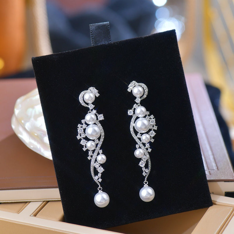 Moonlit Sonata Pearl Earrings