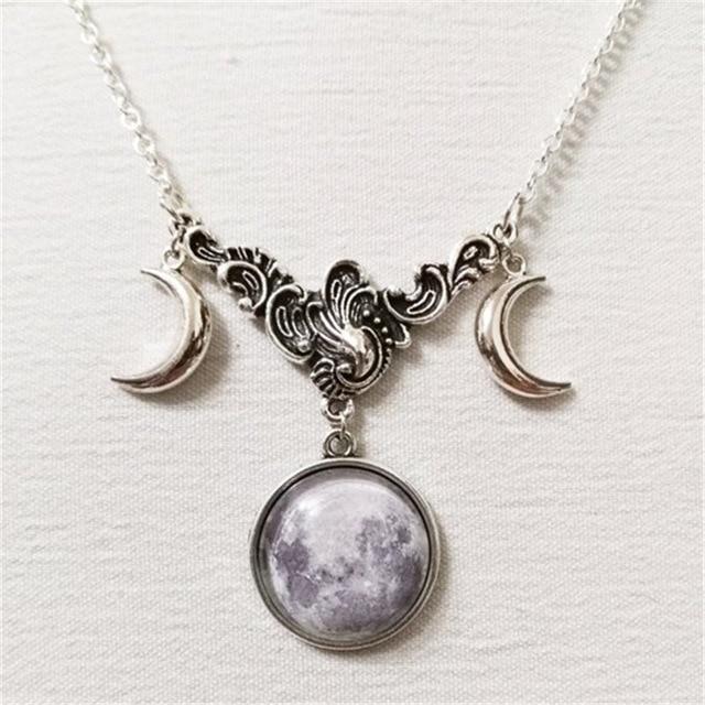 Celestial Moon Goddess Necklace