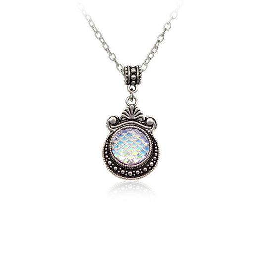Colorful Mermaid Scale Necklace