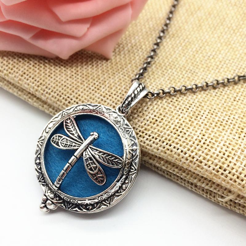 Dragonfly Essential Oil Diffuser Necklace