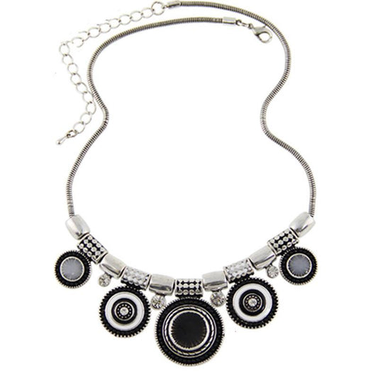 Colorful Bead Pendant Necklace