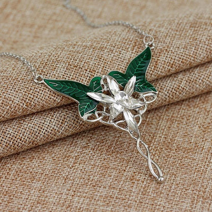 Green Elven Goddess Necklace