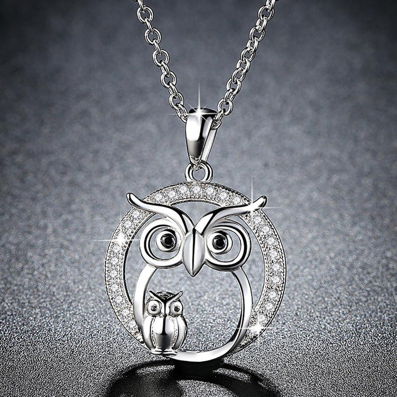 Owl Crystal Necklace