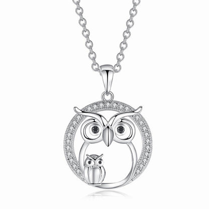 Owl Crystal Necklace