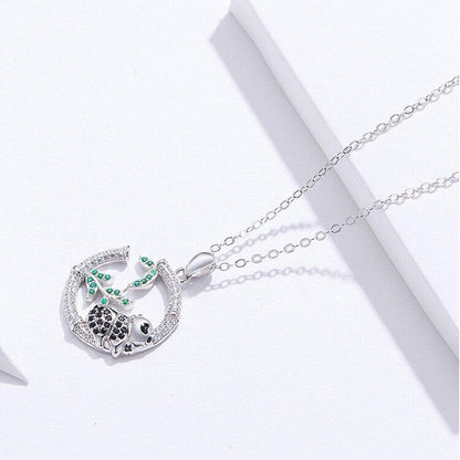 Panda Silver Necklace