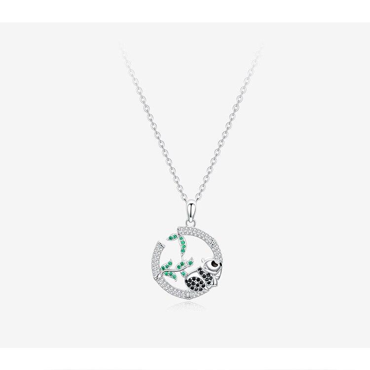 Panda Silver Necklace