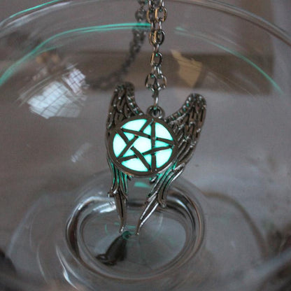 Magical Glow in the Dark Pentagram Necklace