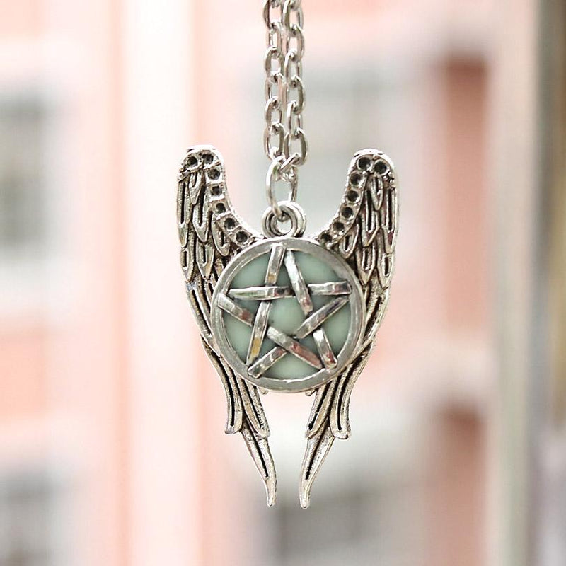 Magical Glow in the Dark Pentagram Necklace