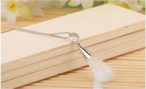 Moonstone & Rose Quartz Water Drop Necklace