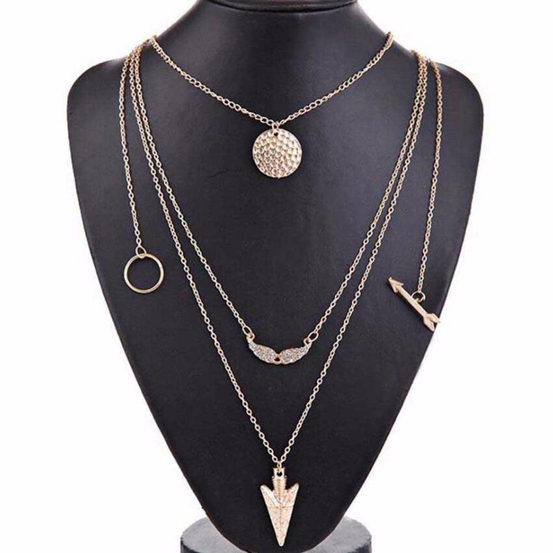 Multilayer Arrow Summer Necklace