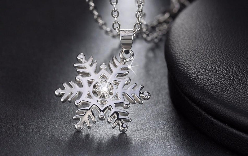Snowflake Sterling Silver Necklace