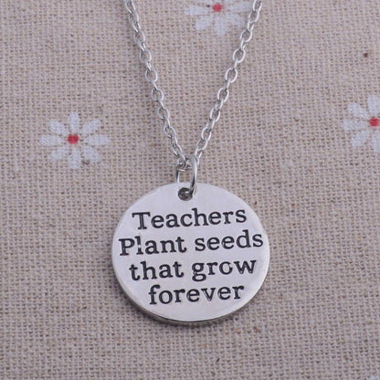 Teacher Inspirational Necklace