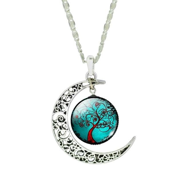 The Tree of Life Moon Necklace