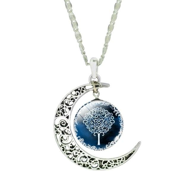The Tree of Life Moon Necklace