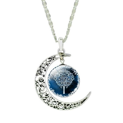 The Tree of Life Moon Necklace