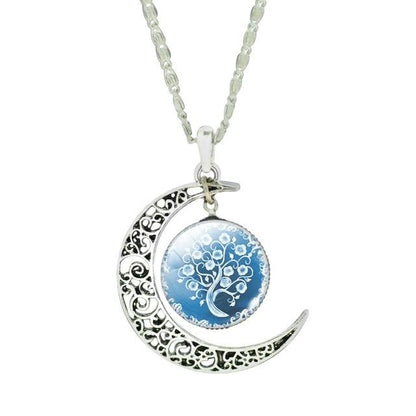 The Tree of Life Moon Necklace