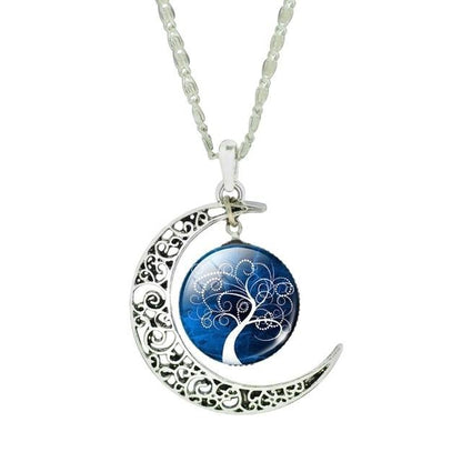 The Tree of Life Moon Necklace