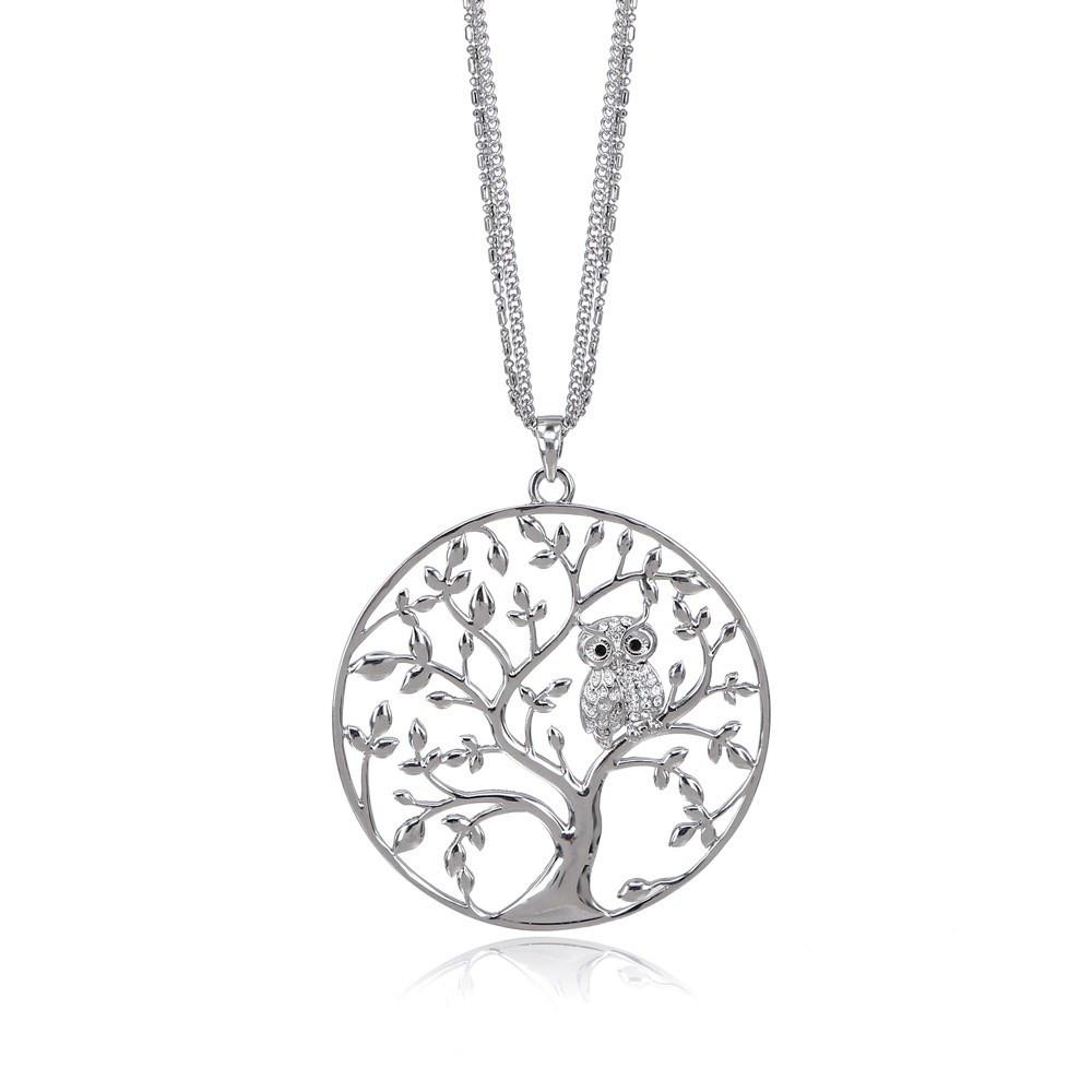 Tree of Life and Owl Necklace