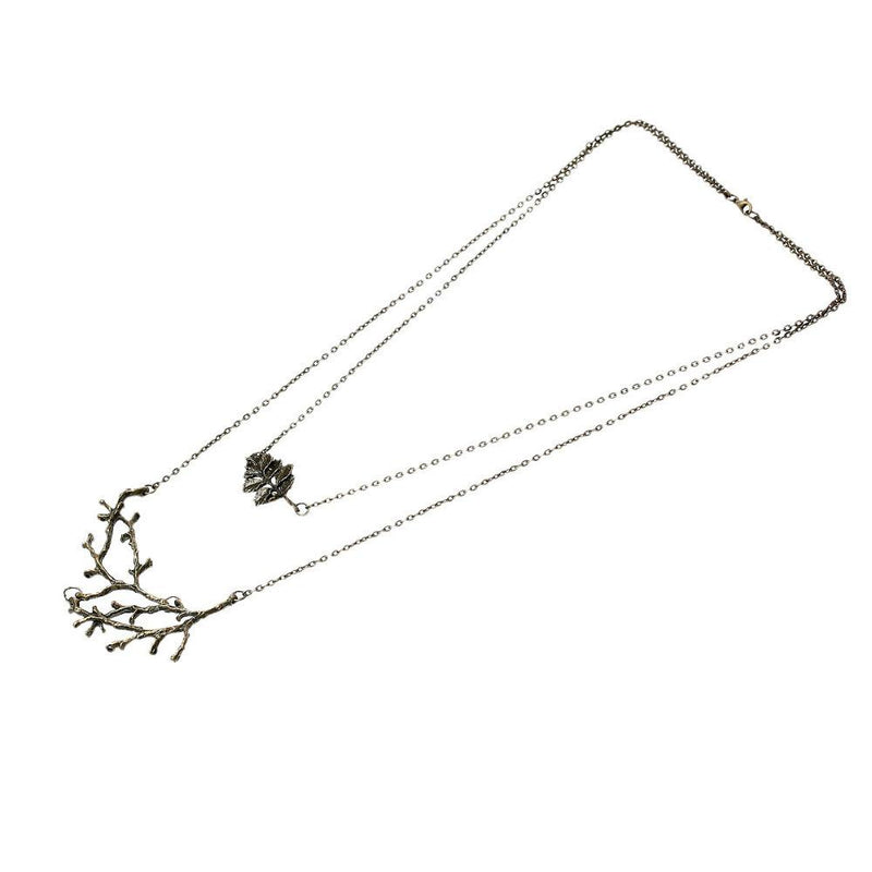 Style Leaf Branch Necklace