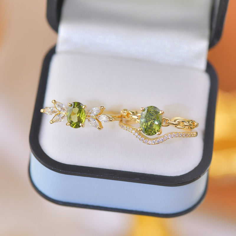 Nicola Peridot Ring