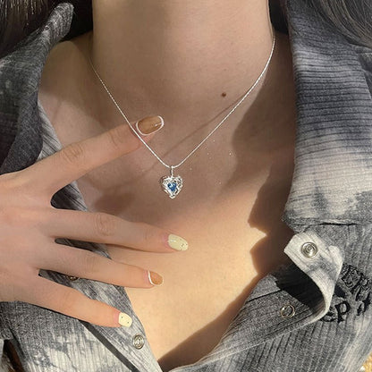 Ocean Heart Necklace