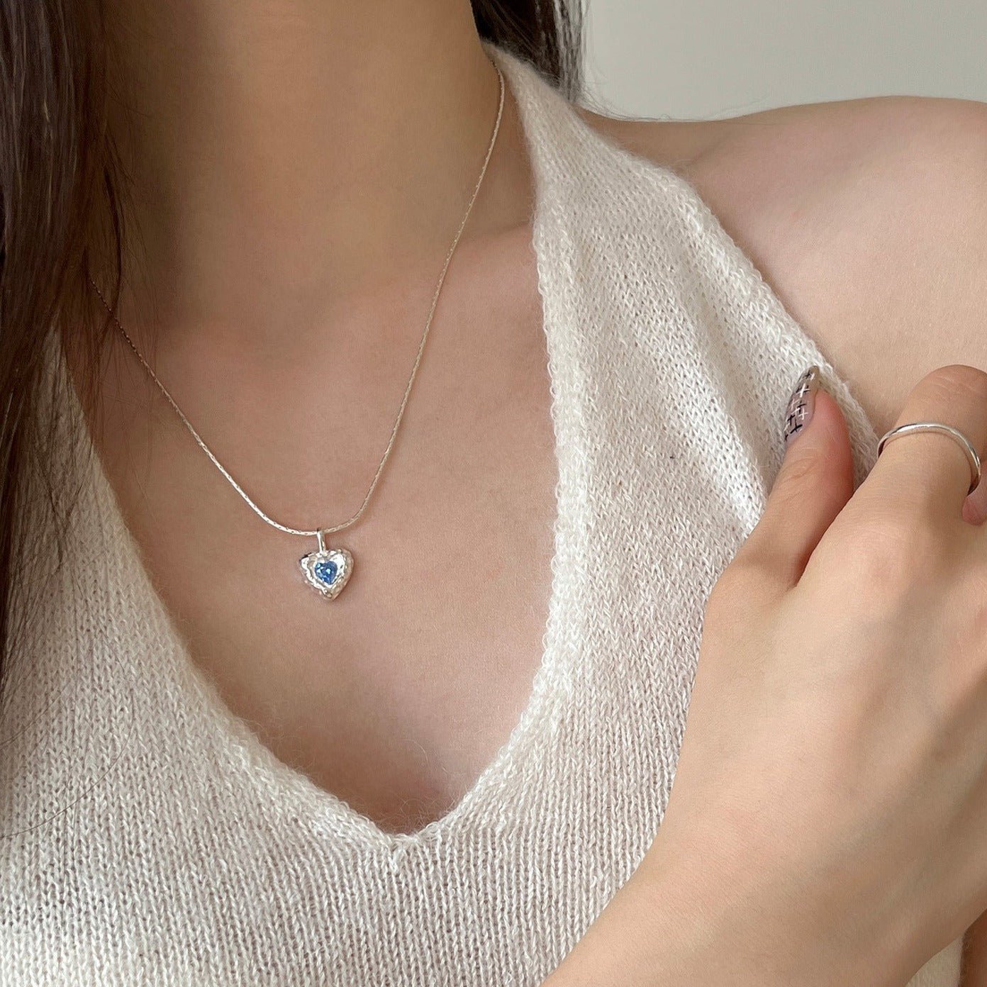 Ocean Heart Necklace