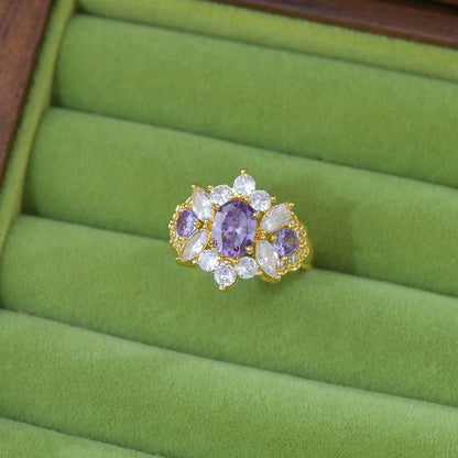 Opulent Amethyst Ring