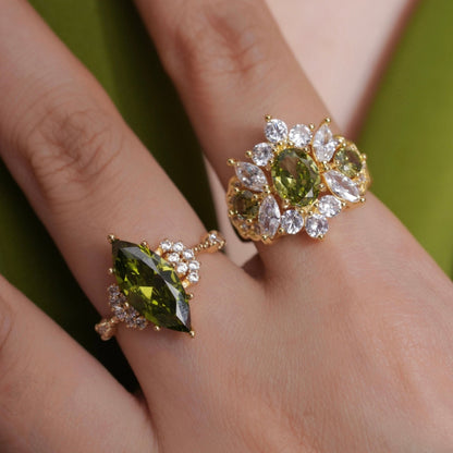 Opulent Peridot Ring