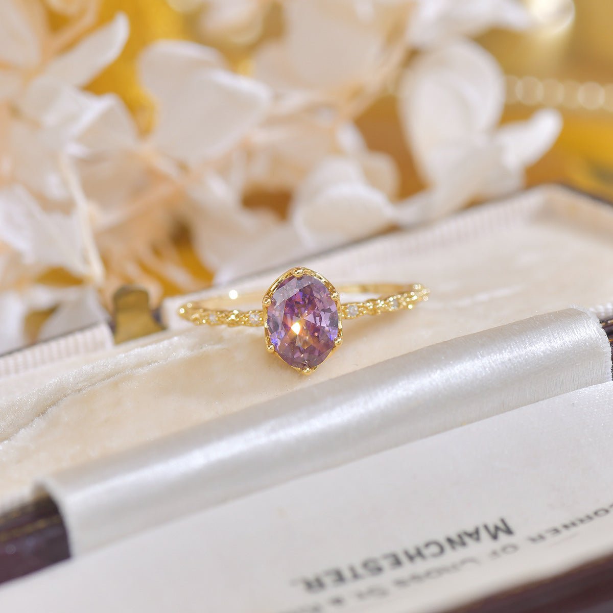 Oval Amethyst Ring