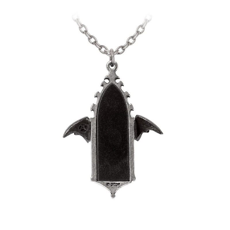 Call of the Undead Mirror Bat Pendant by Alchemy Gothic