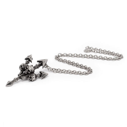 Deadly Trident Pendant Necklace by Alchemy Gothic