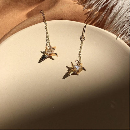 [] Paper Crane Earrings