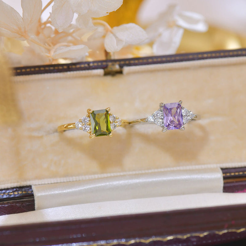 Peridot Princess Ring