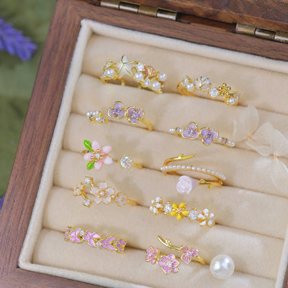 Pink Flutter Ring