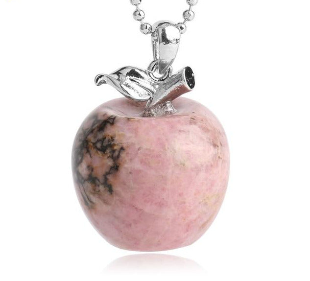 Crystal Apple Necklace