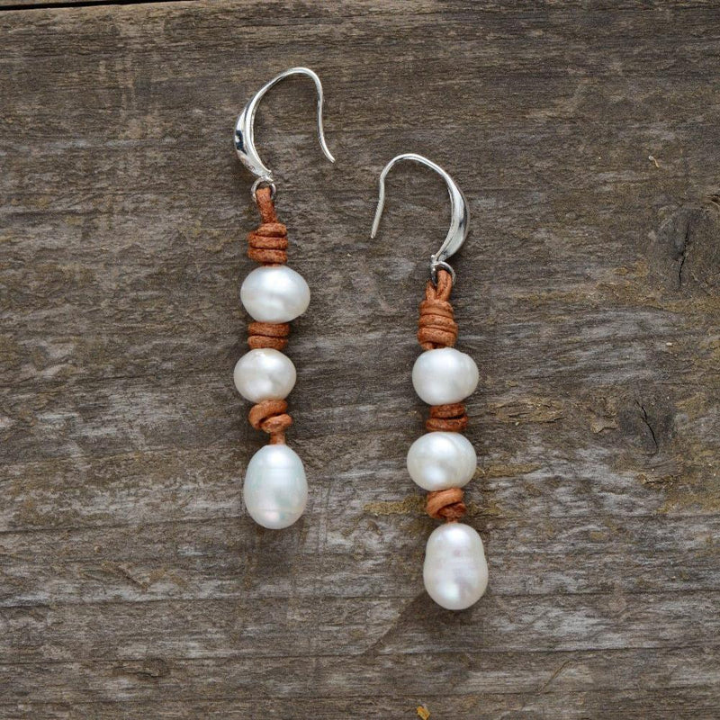Handmade Freshwater Pearl Earrings