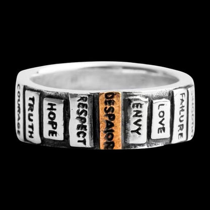 Punk Style Word Ring