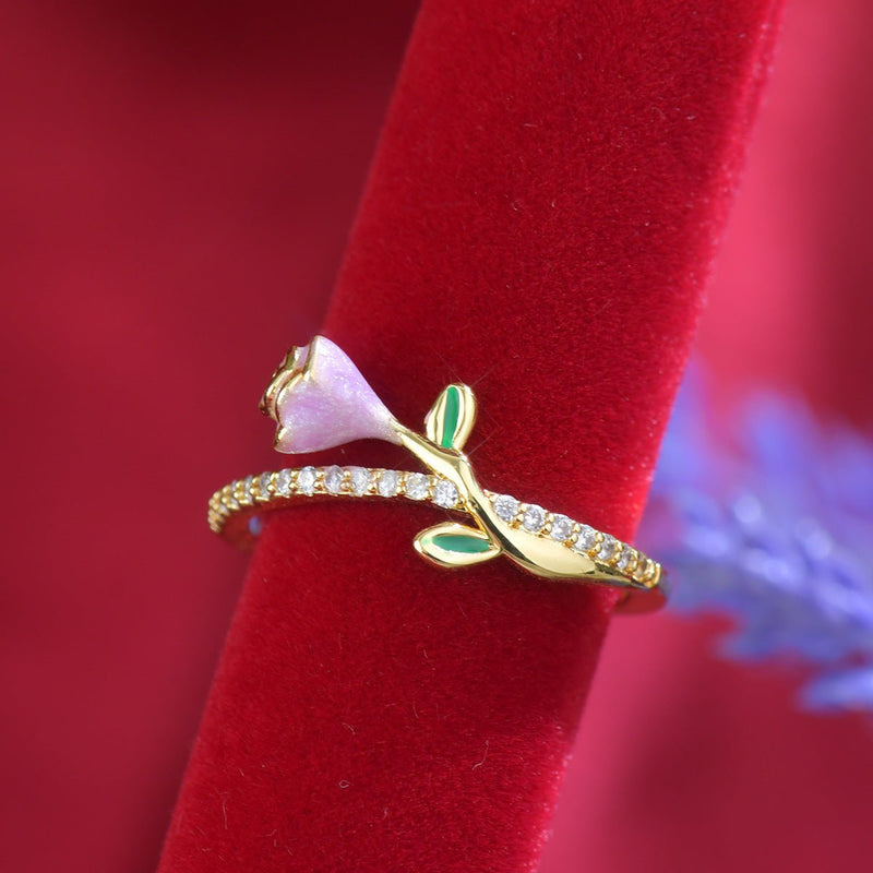 Purple Rose Ring