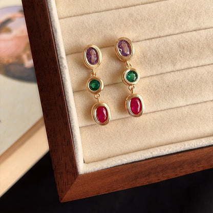 Ramona Bezel Earrings
