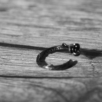 Black Rose Gothic Beauty Ring