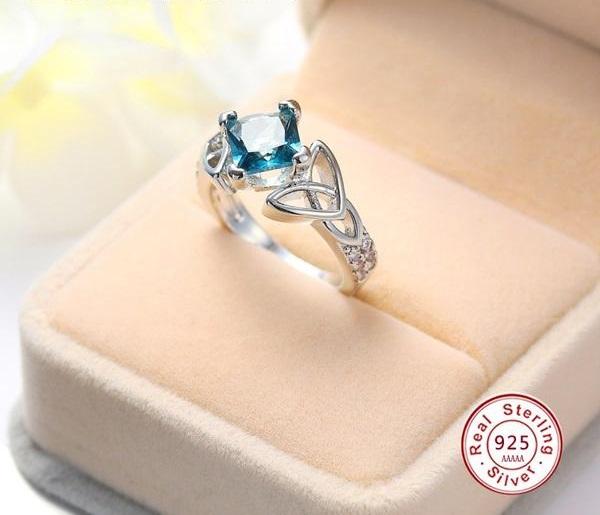Blue Celtic Dream Ring