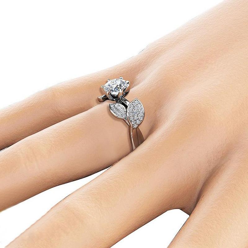 Dazzling Flower Sterling Silver Ring