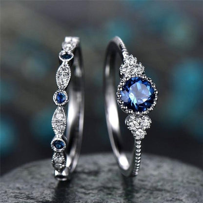 Crystal Ring Set
