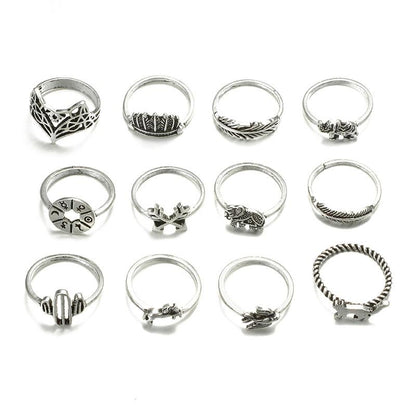 Enchanted Forest Animals Ring Set