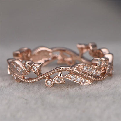 Enchanted Vines Rose Gold Ring